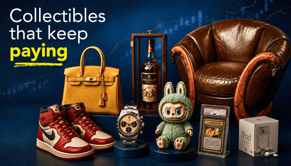  Income-Generating Collectibles: How IP, Art & Scarce Assets Create Passive Wealth